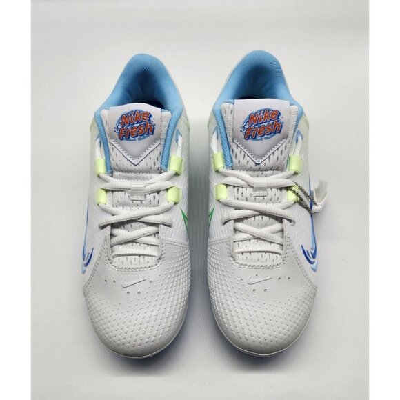 Nike Women's Hyperdiamond 4 Pro Metal Fastpitch Softball Cleats FQ7729-100 - Picture 5 of 12